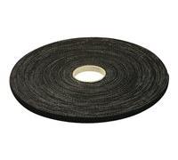 Rouleau de lien auto-agrippant largeur 20 mm - noir - 10 m