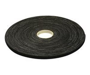 Rouleau de lien auto-agrippant largeur 20 mm - noir - 10 m