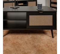 Rouleau de maille de rotin en fibre synthétique flexible pour cannage de chaise et décoration de meubles avec technique de tissage lisse