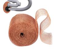 Rouleau de maille en cuivre - Filet en cuivre flexible | Rouleau de barrière en cuivre | Rouleau de maille métallique | Laine de cuivre | Filet anti-escargots multifonction pour la maison, le jardin