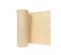 Rouleau de maille en rotin pour réparation de chaises, bricolage et restauration de meubles, panneau décoratif en fibre synthétique naturelle, 35 à 60 cm de large, plusieurs options de longueur, beige