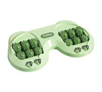 Rouleau de massage à double pied - Masseur de pied portable | Thérapie d'acupression des pieds, soulagement due stress et circulation améliorée pour la santé du dispositif de rétablissement du
