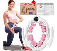 Rouleau de massage anti-cellulite - Rose - Masseur anti-cellulite avec poignées amovibles pour cuisses, jambes et fessiers - Outil de massage des fascias pour le drainage lymphatique - par Cozlow