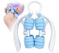 Rouleau de massage corporel - Masseur musculaire double face extensible - Outil de massage des tissus profonds flexible - 3 angles de position 0, 90, 180 degrés - par Cozlow