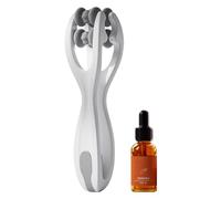 Rouleau de massage des doigts - Exerciseur de main à double rangée, outil de soulagement sensoriel avec conception portable, accessoire pour hommes, femmes et adultes, gadget de voyage, de bureau, de