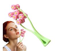 Rouleau de massage des fleurs, outil de massage facial | Outil de beauté du visage en Y,Rouleau de fleurs 3D portable, dispositif de relaxation manuelle, augmentation de la fermeté