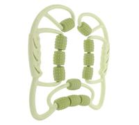 Rouleau de Massage des Jambes Vert en PP, Anneau Circulaire pour Mollets | Massage Précis des Points Gâchettes, Format Portatif, pour Chevilles et Échauffement en Bureau ou Kinésithérapie