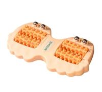 Rouleau de massage des pieds - Appliquer un outil de massage de circulation de pression ciblée | Soulage la tension plantaire | Massage d'acupression en bois pour aider à l'activité physique