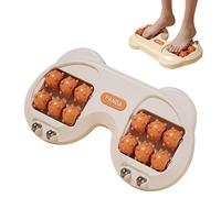 Rouleau de massage des pieds avec nœuds incurvés - Acupuncture des tissus profonds, outil de relaxation portable for la salle de sport et les voyages(Orange)