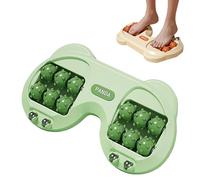 Rouleau de massage des pieds avec nœuds incurvés - Acupuncture des tissus profonds, outil de relaxation portable for la salle de sport et les voyages(Green)