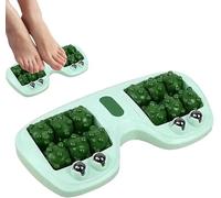 Rouleau de massage des pieds - Design patte de chat avec balles magnétiques pour la réflexologie, soulager la douleur de la fasciite plantaire, le stress - Rouleau d'acupression portable pour la