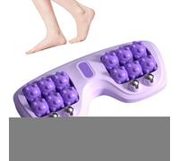Rouleau de massage des pieds | Masseur de tissus profonds double pieds, équipement d'exercice portable pour coureurs, athlètes, hommes, personnes âgées, voyage, voyage d'affaires, relaxation