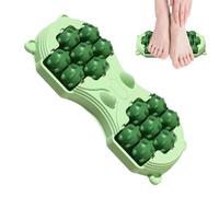 Rouleau de massage des pieds - Masseur double pour pieds - Masseur double portable pour tissus profonds maison bureau extérieur voyage yoga détente