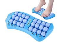 Rouleau de massage des pieds pour pieds, double masseur musculaire avec perles magnétiques | Outil de relaxation portable en forme de poisson à 24 roues pour la voûte plantaire, le quotidien, la