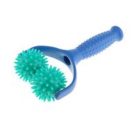 Rouleau de Massage Dos Pieds Visage Musculation - Ball de Massage Boule Masseur à Picot avec Poignée pour Soulager la Raideur Musculaire