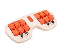 Rouleau De Massage Double Portable Pour Les Pieds, Masseur Pour Fasciite Plantaire, Soulagement Du Stress Et Relaxation Musculaire Pour La Maison Et Le Bureau (Orange)
