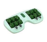 Rouleau De Massage Double Portable Pour Les Pieds, Masseur Pour Fasciite Plantaire, Soulagement Du Stress Et Relaxation Musculaire Pour La Maison Et Le Bureau (Vert)