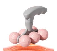 Rouleau de massage du cou - Boule de roulement musculaire manuelle pour soulager la colonne cervicale, relaxation des épaules et du dos, outil de thérapie par points de déclenchement portable pour