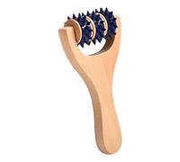Rouleau de massage du dos portable en bois pour relâcher la tension, outil de pression naturelle pour la récupération musculaire des épaules et du cou