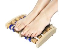 Rouleau de massage en bois pour pieds