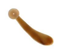 Rouleau de Massage en Corne de Bœuf Marron pour Visage et Mains | Texture Lisse, Format Portable et Facile à Ranger, pour Spa, Soins Corporels et Récupération Physique Couleur Aléatoire