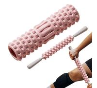 Rouleau de massage en mousse EVA de 30 cm - Rouleau de yoga à densité moyenne pour la relaxation des tissus profonds, la récupération musculaire et la libération des fascias | Rouleau d'étirement du
