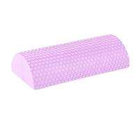 Rouleau de Massage EVA, colonne Yoga, avec Points déclenchement, rouleau d'exercice en mousse semi-circulaire, 30cm, 2 pièces, for et Fitness pour Auto-Massage(Purple)
