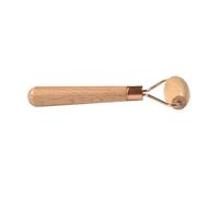 Rouleau de Massage Facial Khaki en Bois, pour Visage et Yeux | Surface Lisse, Usage Spa et Relaxation du Cou, Idée Présent Bien-être, Conçu pour Thérapeutes