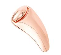 Rouleau de massage facial pour femme - Poignée confortable en de zinc - Outil de beauté réutilisable en métal pour pommettes et cou autour des yeux