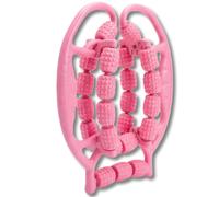 Rouleau de Massage Manuel 360° - Double Colonnes, Drainage & Anti-Cellulite, Relaxation Musculaire Jambes, Bras & Corps