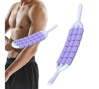 Rouleau de massage musculaire à trois rangées | Outil d'équipement durable pour l'entraînement de relaxation, le yoga, les mollets, les cuisses, le corps