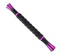 Rouleau de massage musculaire professionnel pour drainage lymphatique, système de récupération portable pour les athlètes pour soulager les douleurs et les tensions musculaires (rose et noir)