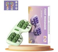 Rouleau De Massage Plantaire, Rouleau De Masseur Des Pieds Pour Soulagement De La Fasciite Plantaire, Foot Massage Roller for Acupressure Relaxation (Vert)