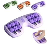 Rouleau de massage portable à double point de pression pour les pieds, rouleau F-oot M-assager pour soulager la fasciite plantaire, réflexologie F-oot M-assager pour une utilisation à la maison et au