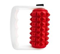 Rouleau de massage portable pour tissus profonds - Rouleau de massage musculaire pour yoga, pilates, voyage, sport, entraînement, avion, soins postnataux, gym, entraînement