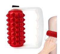 Rouleau de massage portable pour tout le corps - Rouleau de massage musculaire des bras pour relâcher les tensions, relaxation, gym, entraînement, yoga, pilates post-entraînement