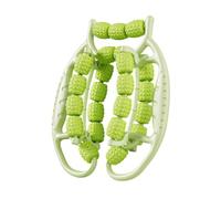 Rouleau de massage pour jambes - Rouleau de massage à 23 points - Pince de massage des tissus profonds - Pour équipement de musculation d'intérieur - 23,5 x 8 x 16 cm - Vert