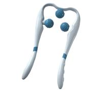Rouleau de massage pour le cou - Masseur de point de pression du cou pour le cou, manuel en caoutchouc, outil de massage électrique portable, relaxant cervical avec 3 balles pour la maison et les
