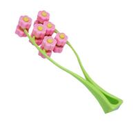 Rouleau de massage pour le visage, rouleau de massage floral en forme de Y | Rouleau à fleurs 3D, équipement de relaxation manuel portable pour raffermir la peau