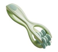 Rouleau de massage pour les doigts, massage des mains, design à double rouleau, silicone souple et ABS, relaxation des tissus profonds pour les mains, la paume, le poignet, 14 x 3,6 x 3,6 cm