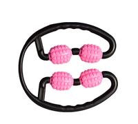 Rouleau De Massage Pour Les Jambes, Dispositif De Relaxation Des Muscles, Avec Anneau De Serrage, Bâton De Massage, Yoga, Mise En Forme Du Corps, Dispositif De Fitness À 4 Roues