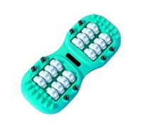 Rouleau de Massage pour Pieds, Appareil de Massage Corporel, Rouleau Double À Points De Déclencheur Portable Pour Muscles Du Cou Dos Mollet Maison Femmes Hommes Personnes