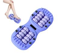 Rouleau de Massage pour Pieds - Masseur de Points de Déclenchement pour les Pieds,Rouleau Double À Points De Déclencheur Portable Pour Muscles Du Cou Dos Mollet Maison Femmes Hommes Personnes