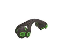 Rouleau de massage / fitness - SCHILDKROT - Ergonomique - Diamètre 55 mm - 19 cm - Noir et Vert