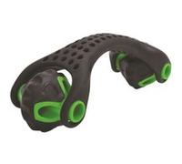 Rouleau de massage / fitness - SCHILDKROT - Ergonomique - Diamètre 55 mm - 19 cm - Noir et Vert