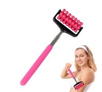 Rouleau de massage télescopique, rouleau de massage télescopique, Bâton de rouleau musculaire silencieux, Rouleau musculaire du dos, à gratter réglable pour la relaxation, outil de