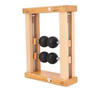 Rouleau de masseur avant-bras Rouleau réglable Rouleau en bois non glissé à double bille rouleaux de massage avant-bras pour les employés de bureau des athlètes