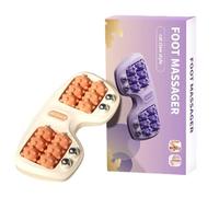 Rouleau de masseur des pieds - soulagement de la fasciite plantaire, thérapie d'acupression à double pied | Yoga Plantar Fascia Massageur Portable Reflexology Tool Relief Stress Stress Amélioration de
