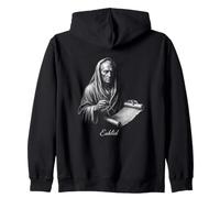 Rouleau de mathématicien de géométrie Grecque Antique Euklid Sweat à Capuche