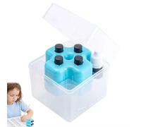 Rouleau de mathématiques 4 en 1 pour enfants, outil de pratique de multiplication et de division, tampon numérique aléatoire avec recharge d'encre pour salle de ole à domicile et utilisation